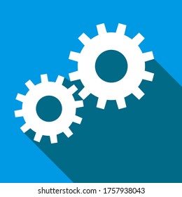 Setting icon vector. Gear or Cog.