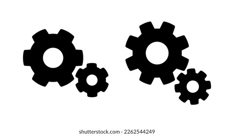 setting Icon vector illustration. Cog settings sign and symbol. Gear Sign
