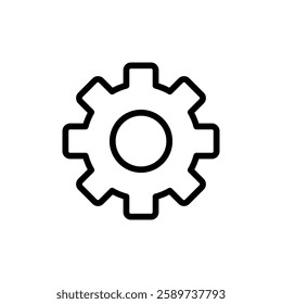 setting Icon vector illustration. Cog settings sign and symbol. Gear Sign