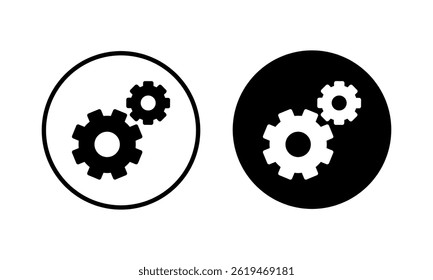 setting Icon vector illustration. Cog settings sign and symbol. Gear Sign