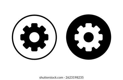 setting Icon vector illustration. Cog settings sign and symbol. Gear Sign