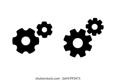 setting Icon vector illustration. Cog settings sign and symbol. Gear Sign