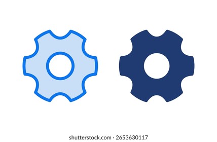 setting Icon vector illustration. Cog settings sign and symbol. Gear Sign