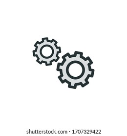 setting icon vector illustration flat