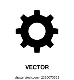Setting icon, vector illustration. setting icon illustration isolated on white background, setting icon.eps