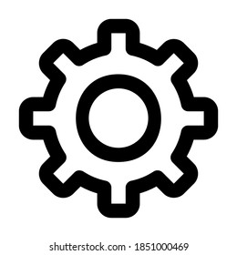 Setting icon vector illustration in line style for any projects, use for website mobile app presentation