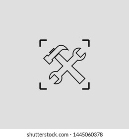Setting icon vector illustration - service icon