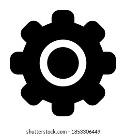 Setting icon vector illustration in solid style for any projects, use for website mobile app presentation