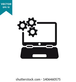 setting icon vector logo template