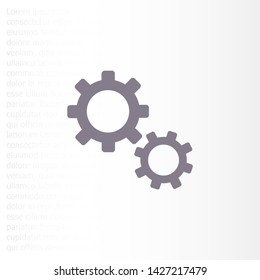 Setting icon vector . Lorem Ipsum Illustration design