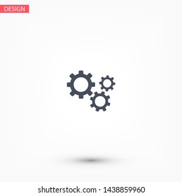 Setting icon vector . Lorem Ipsum Illustration design