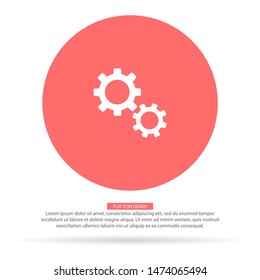 Setting icon vector . Lorem Ipsum Illustration design