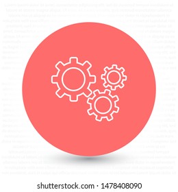 Setting icon vector . Lorem Ipsum Illustration design