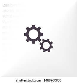 Setting icon vector . Lorem Ipsum Illustration design
