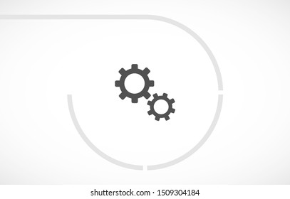 Setting icon vector . Lorem Ipsum Illustration design