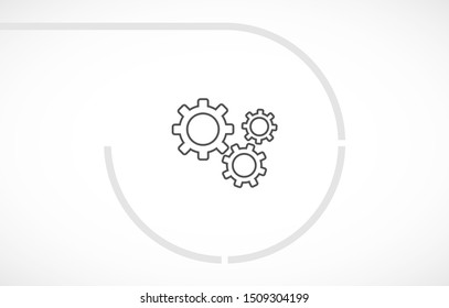 Setting icon vector . Lorem Ipsum Illustration design