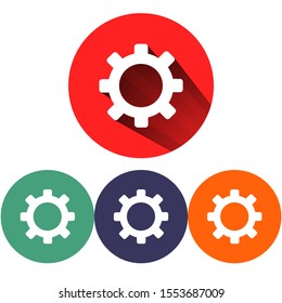 Setting icon vector . Lorem Ipsum Illustration design