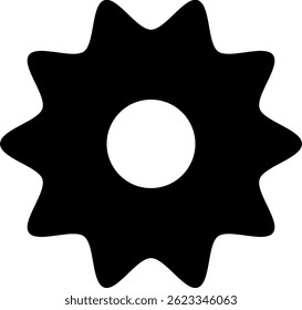 Setting icon vector make with illustrator
