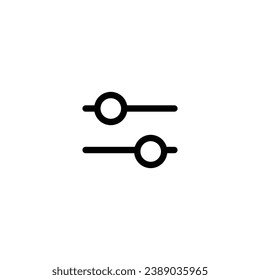 Setting icon vector. outline icon vector for web and mobile apps