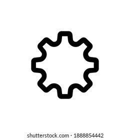 Setting icon vector set. Manage icon for site or app.