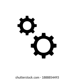 Setting icon vector set. Manage icon for site or app.