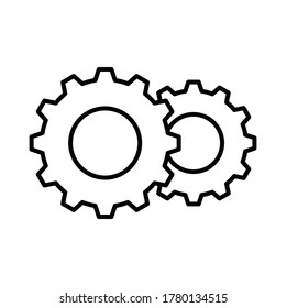 setting icon vector sign symbol