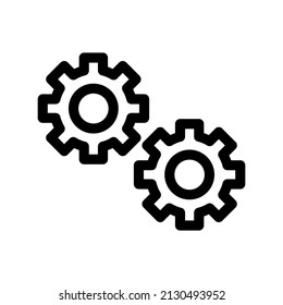 Setting Icon Vector Symbol Design Illustration