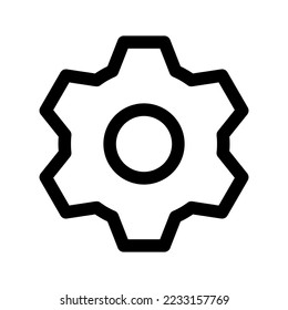 Setting Icon Vector Symbol Design Illustration
