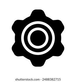 Setting Icon Vector Symbol Design Illustration