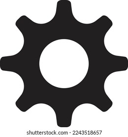 Setting icon vector, Tools, Cog, Gear Sign Isolated on white background. Help options account concept. Trendy Flat style for graphic design, logo, Web site, social media, UI, mobile app, EPS10