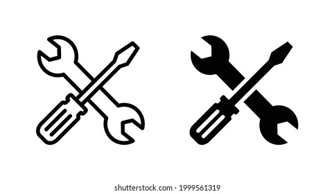 Setting icon vector for web, computer and mobile app