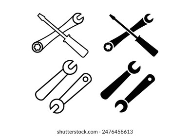 Setting icon vector for web, computer and mobile app