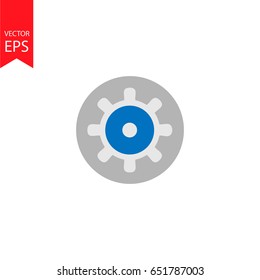 Setting icon vector for web design