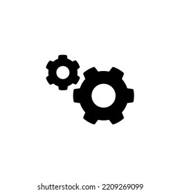 setting Icon vector for web and mobile app. Cog settings sign and symbol. Gear Sign