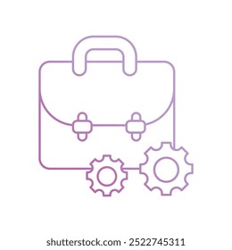 setting icon with white background vector stock illustration