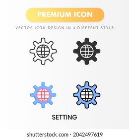 setting icon for your website design, logo, app, UI. Vector graphics illustration and editable stroke.