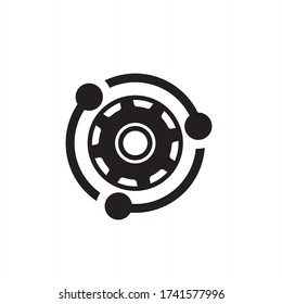 setting icon,cog industrial icon vector illustration