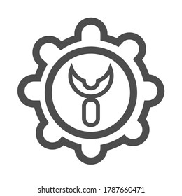 Setting icons of design vector