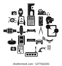 Setting icons set. Simple set of 25 setting vector icons for web isolated on white background