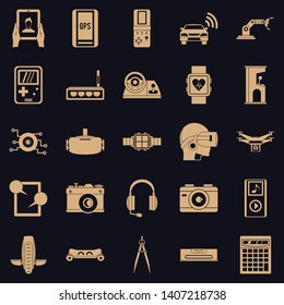 Setting icons set. Simple set of 25 setting vector icons for web for any design
