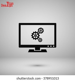 setting  laptop icon