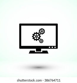 setting  laptop icon