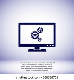 setting  laptop icon