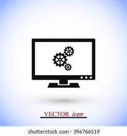 setting  laptop icon