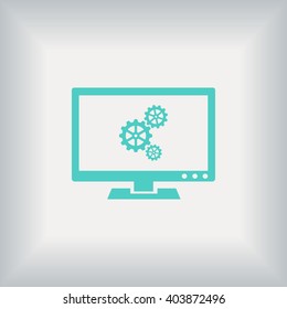 setting  laptop icon