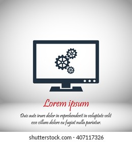 setting  laptop icon