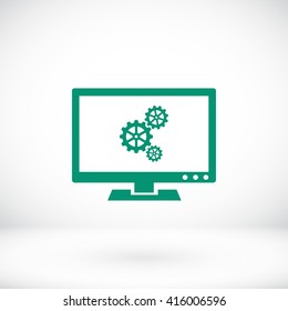setting  laptop icon