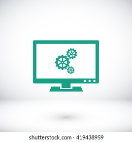 setting  laptop icon