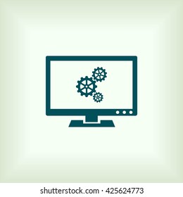 setting  laptop icon