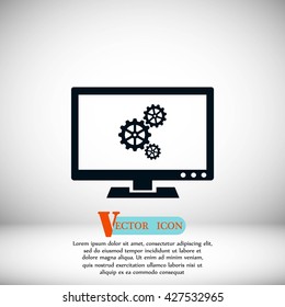 setting  laptop icon